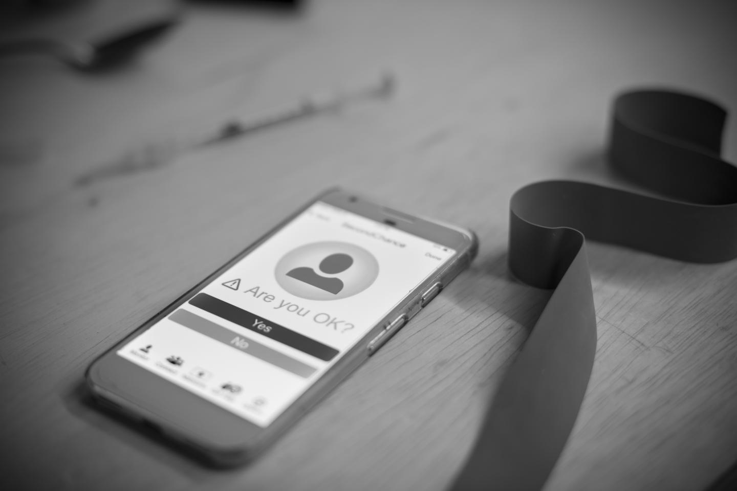 Second Chance mobile app/ Image courtesy of Mark Stone/University of Washington