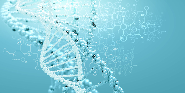 DNA and molecules schematic
