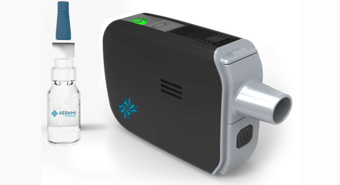 Aerami Inhaler. Image courtesy of Aerami Therapeutics.