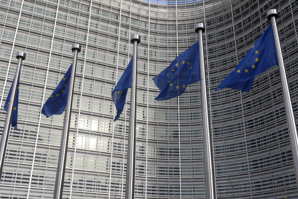 European Commission flags by LIBER Europe