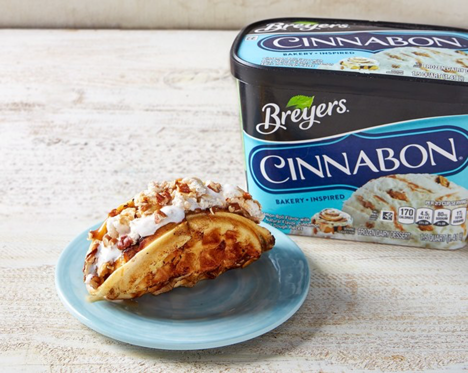 Breyers and Cinnabon