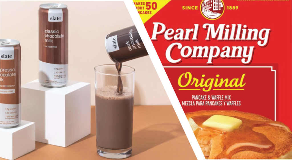 Slate Chocolate Milk and Aunt Jemima