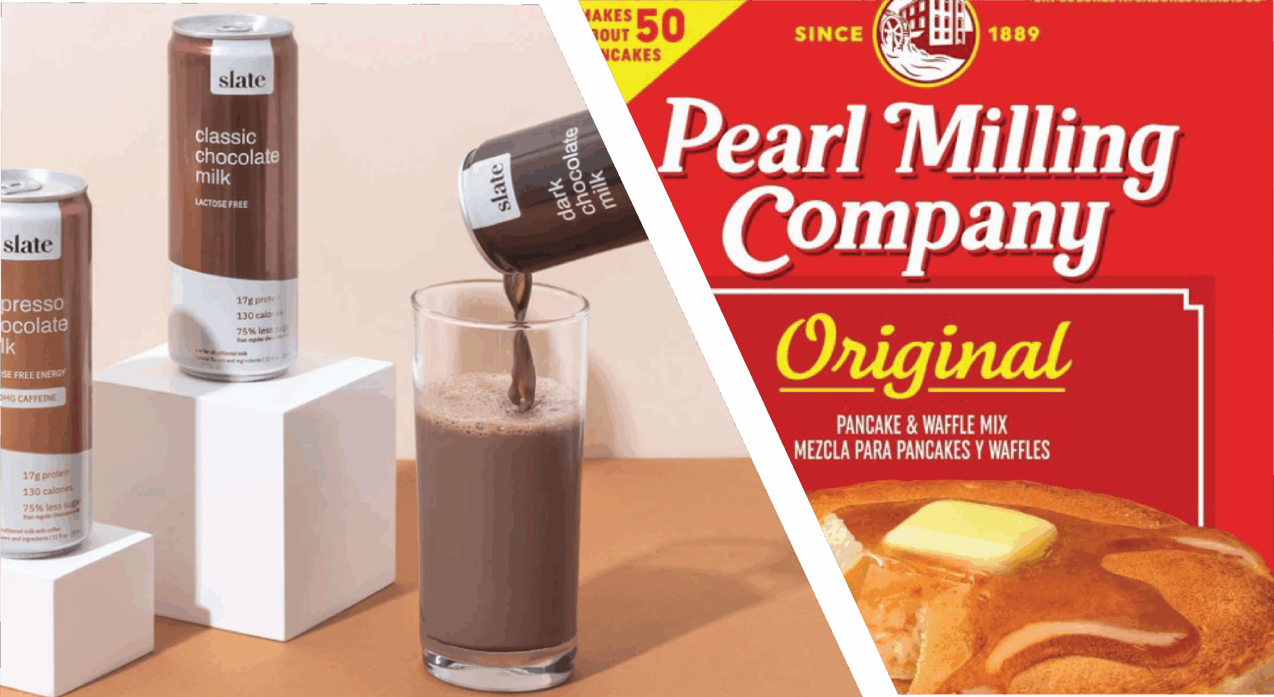 Slate Chocolate Milk and Aunt Jemima