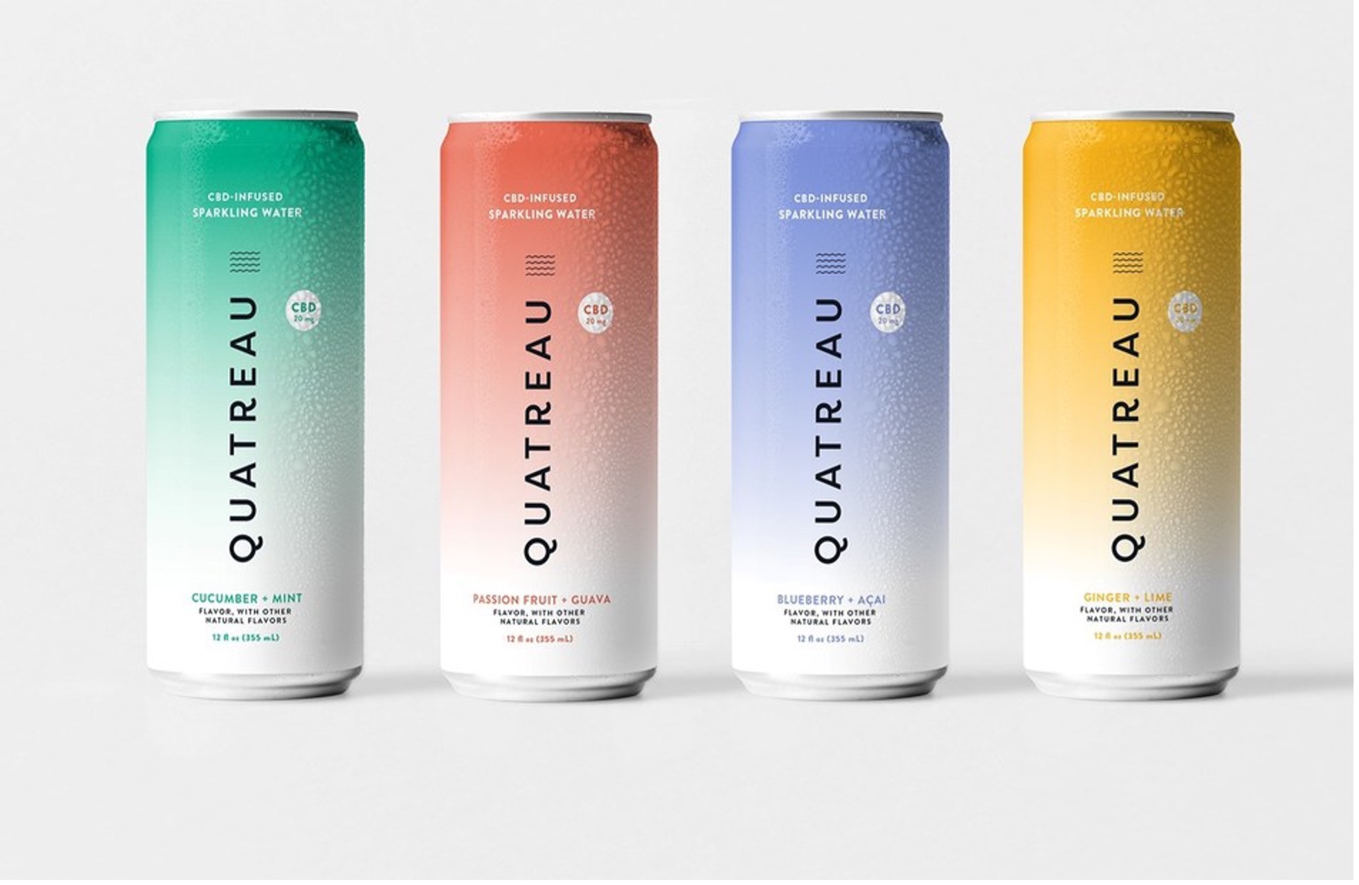 Quatreau, CBD-infused sparkling water