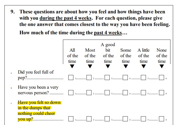 KDQOL Question 9