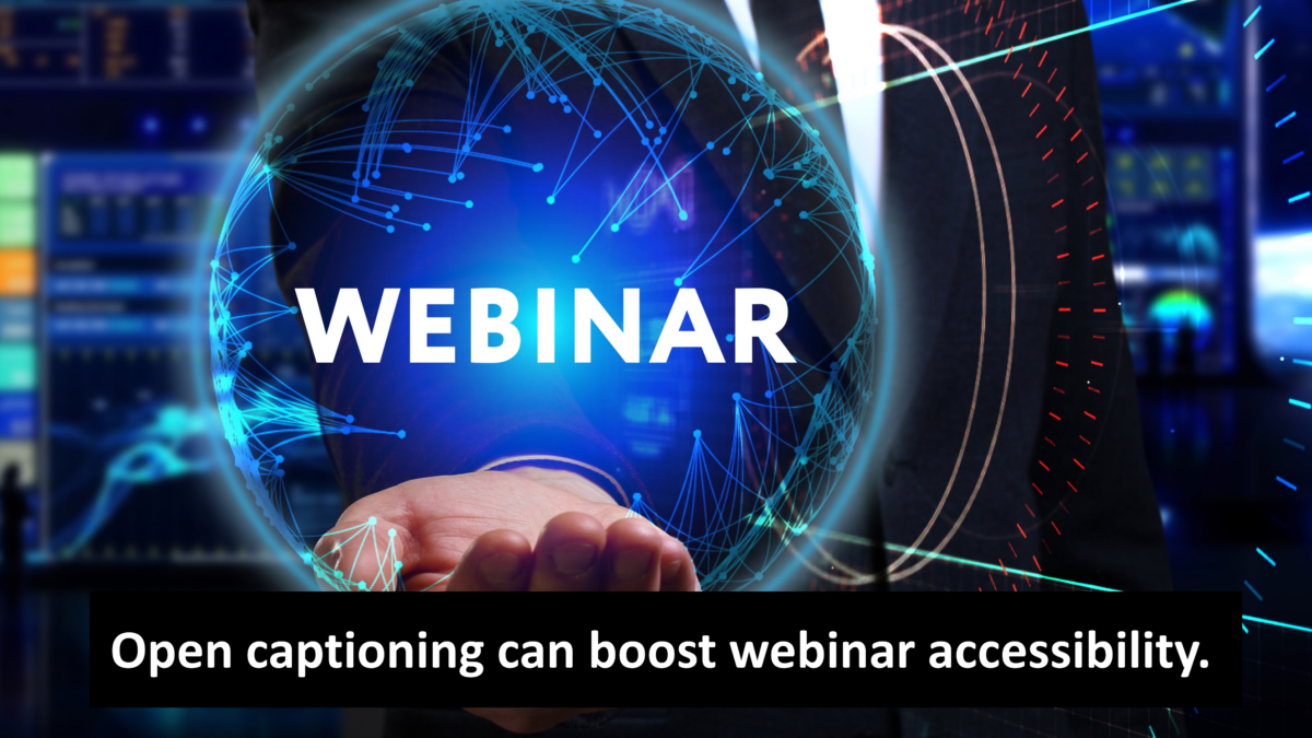 Webinar Accessibility