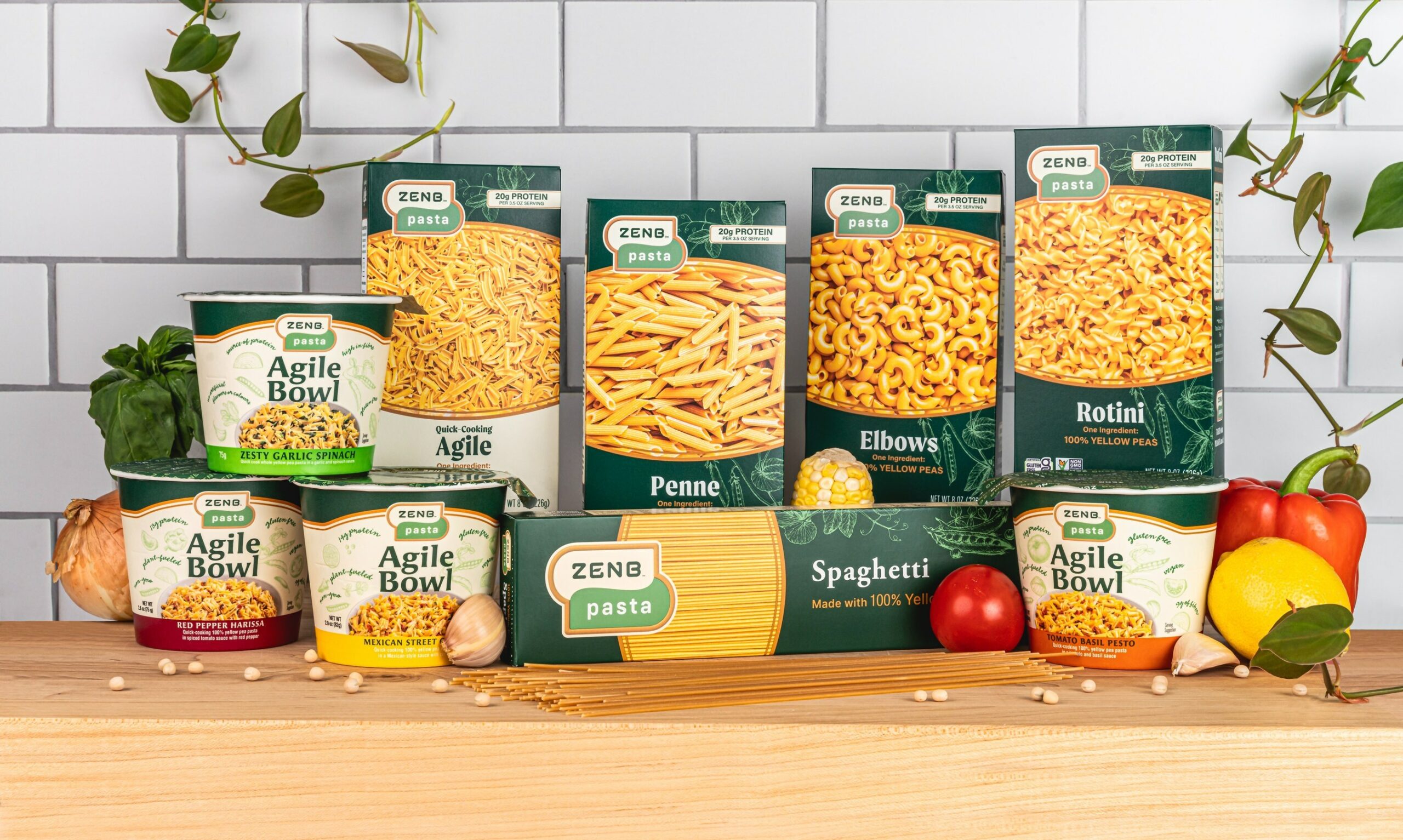 ZENB yellow pea pasta
